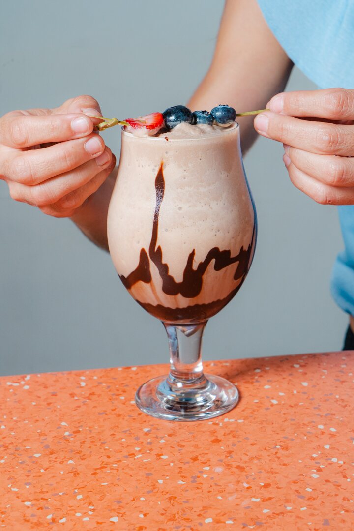 Melt chocolate smoothie