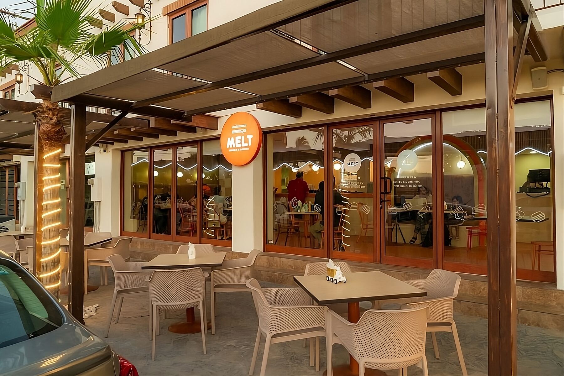 Melt outdoor terrace